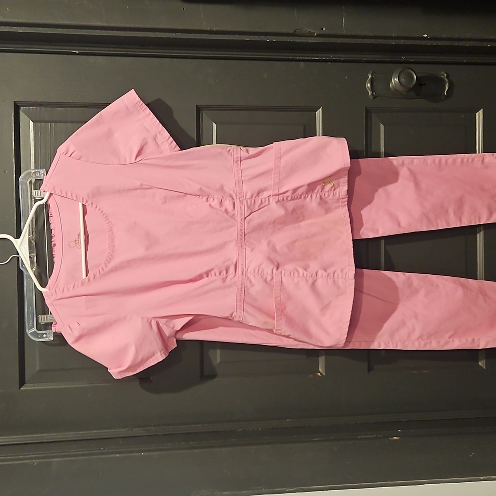 Jaanuu Blush Pink Scrub Set